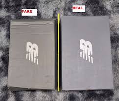 original vs fake boxes