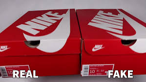 original vs fake boxes
